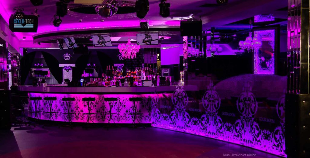 Lokal bar podświetlenie