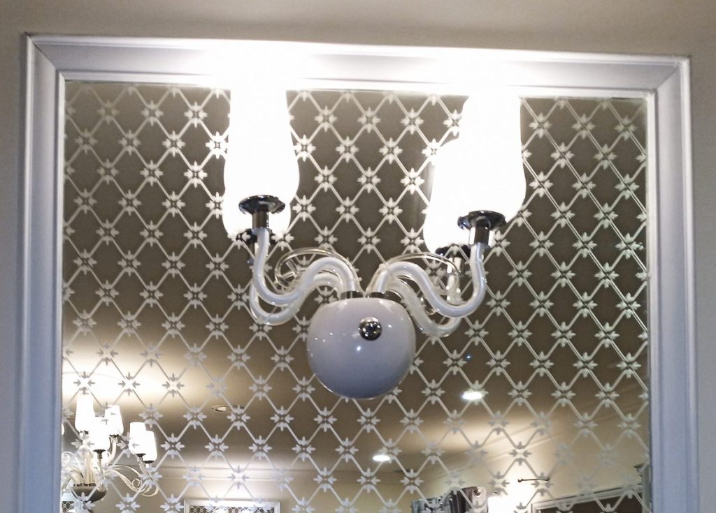 Lustro fazowane panel ścienny